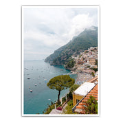 Blick auf  Positano  - Italien Poster