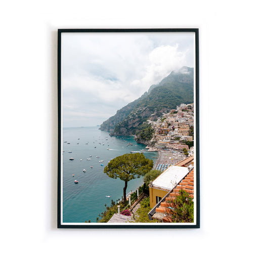 Blick auf  Positano  - Italien Poster