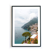 Blick auf  Positano  - Italien Poster