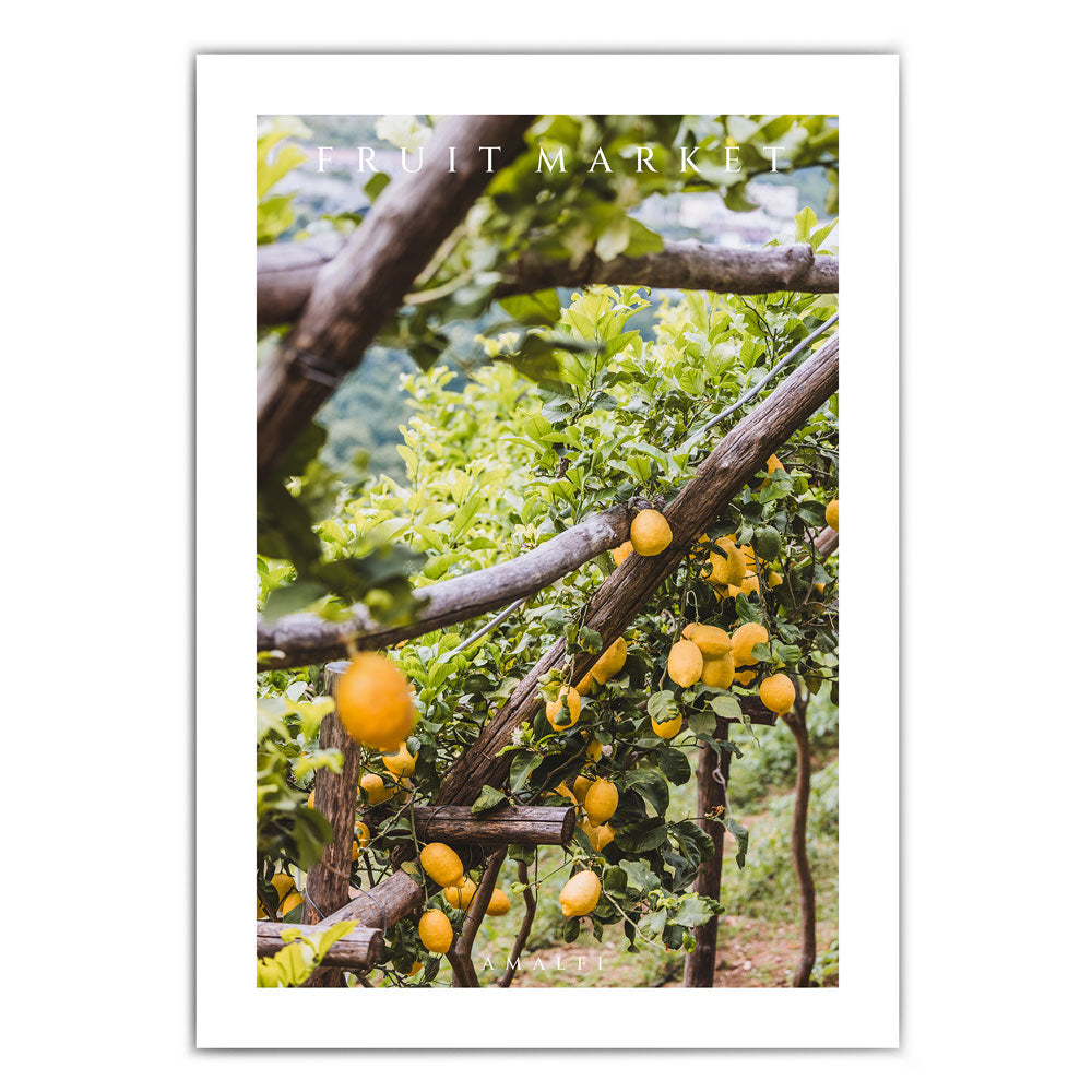Fruit Market Amalfi - Küchenposter