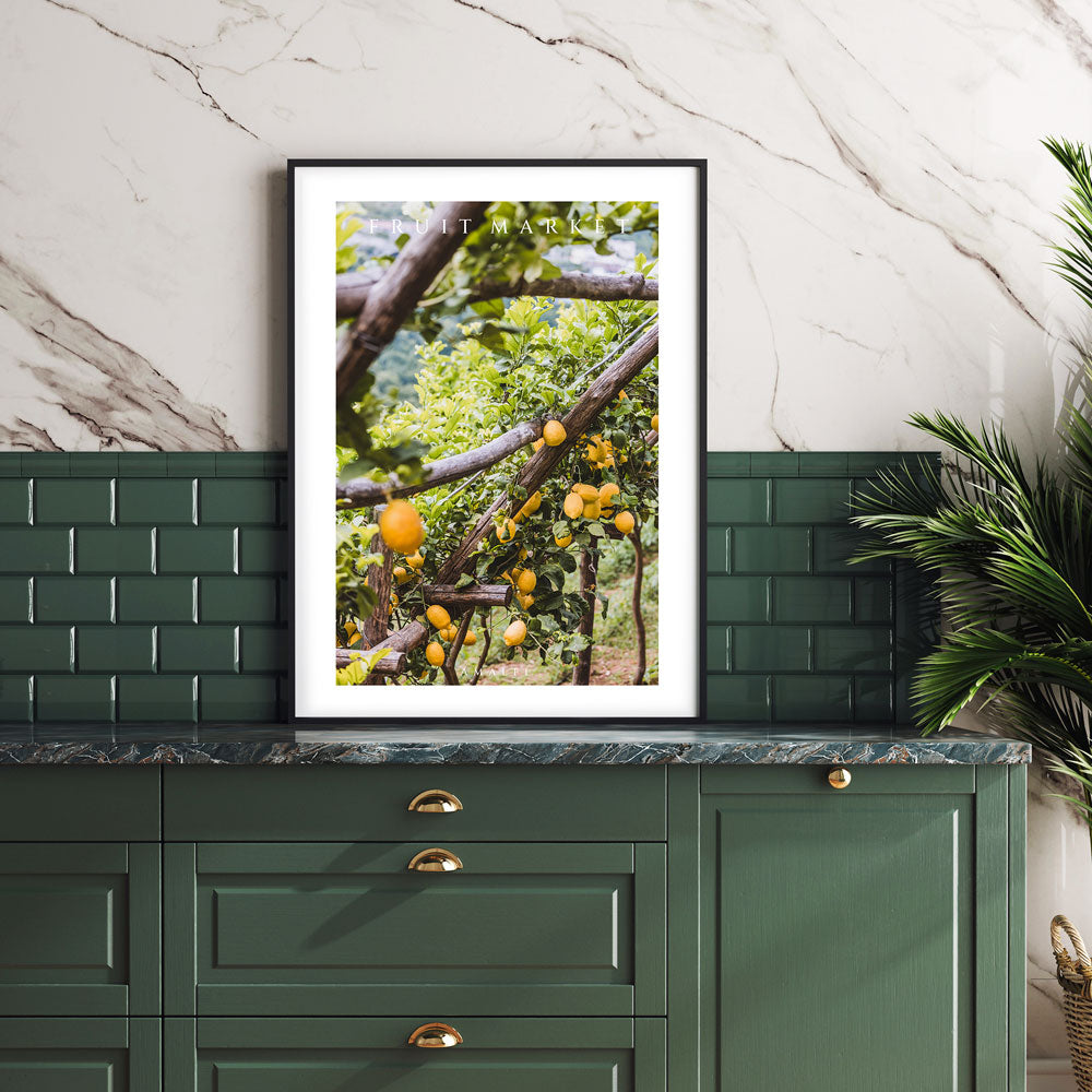 Fruit Market Amalfi - Küchenposter