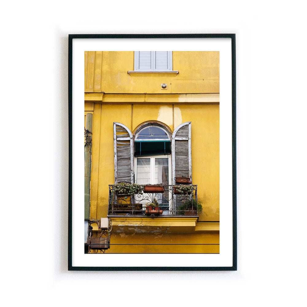 Neapel in Gelb #2 - Italien Poster