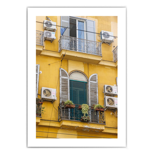 Neapel in Gelb #1 - Italien Poster