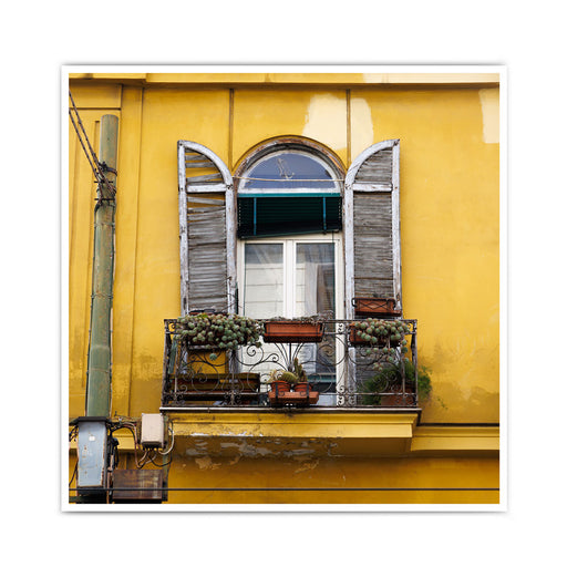Neapel in Gelb #2 - Italien Poster