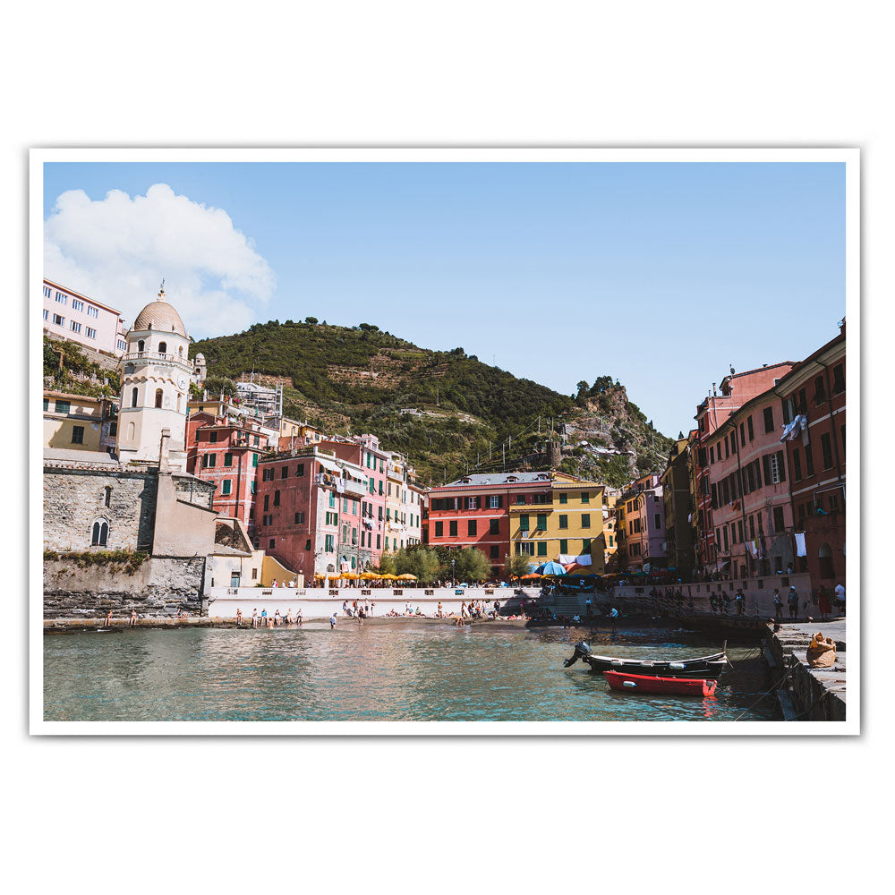 Stadt am Meer - Italien Poster