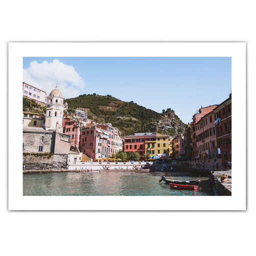 Stadt am Meer - Italien Poster