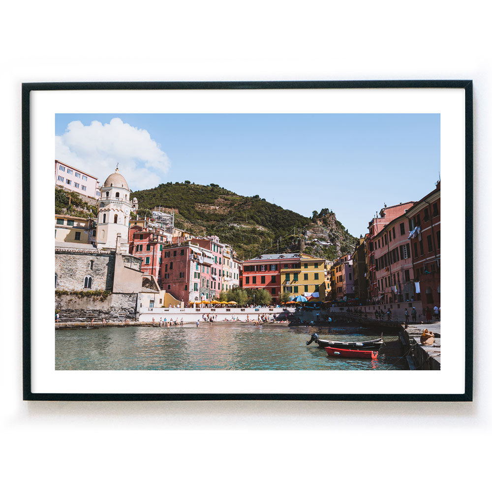 Stadt am Meer - Italien Poster