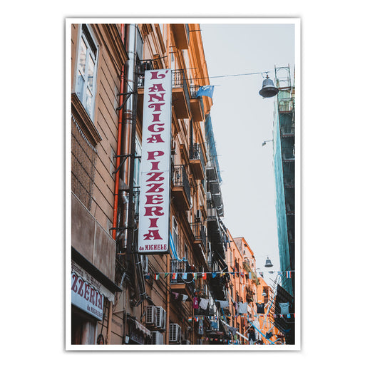 Pizza in Neapel  - Italien Poster