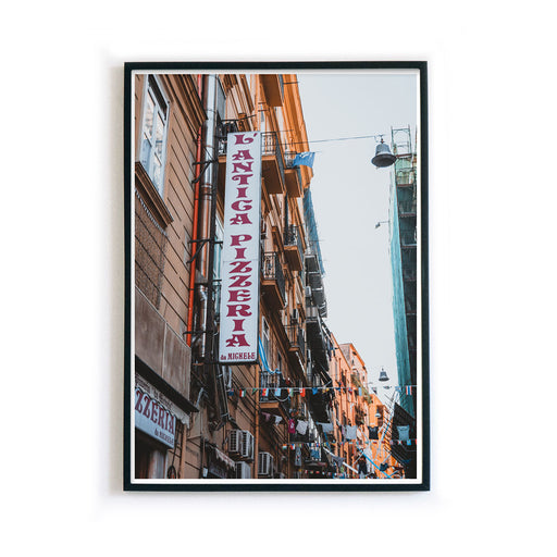 Pizza in Neapel  - Italien Poster