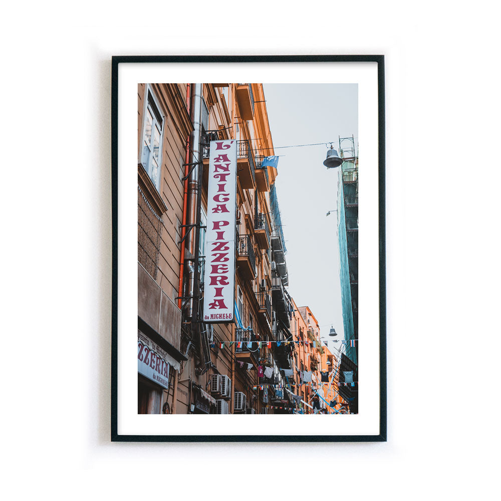 Pizza in Neapel  - Italien Poster