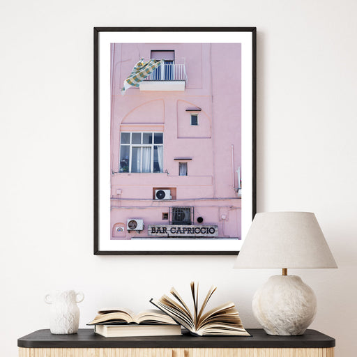Haus in Pink Poster