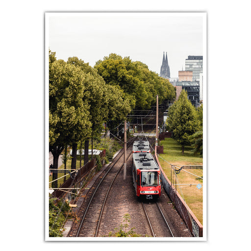 Straßenbahn zum Kölner Dom