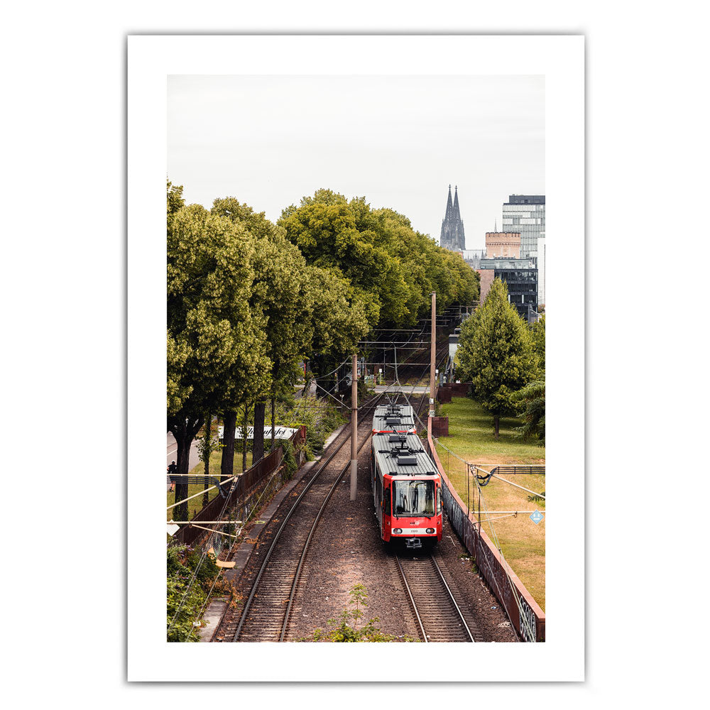 Straßenbahn zum Kölner Dom