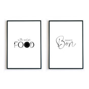 Food Mood & Bon Appetit - Küchen Poster