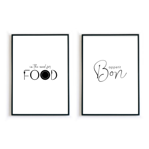 Food Mood & Bon Appetit - Küchen Poster