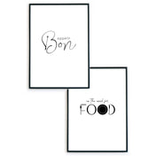 Food Mood & Bon Appetit - Küchen Poster