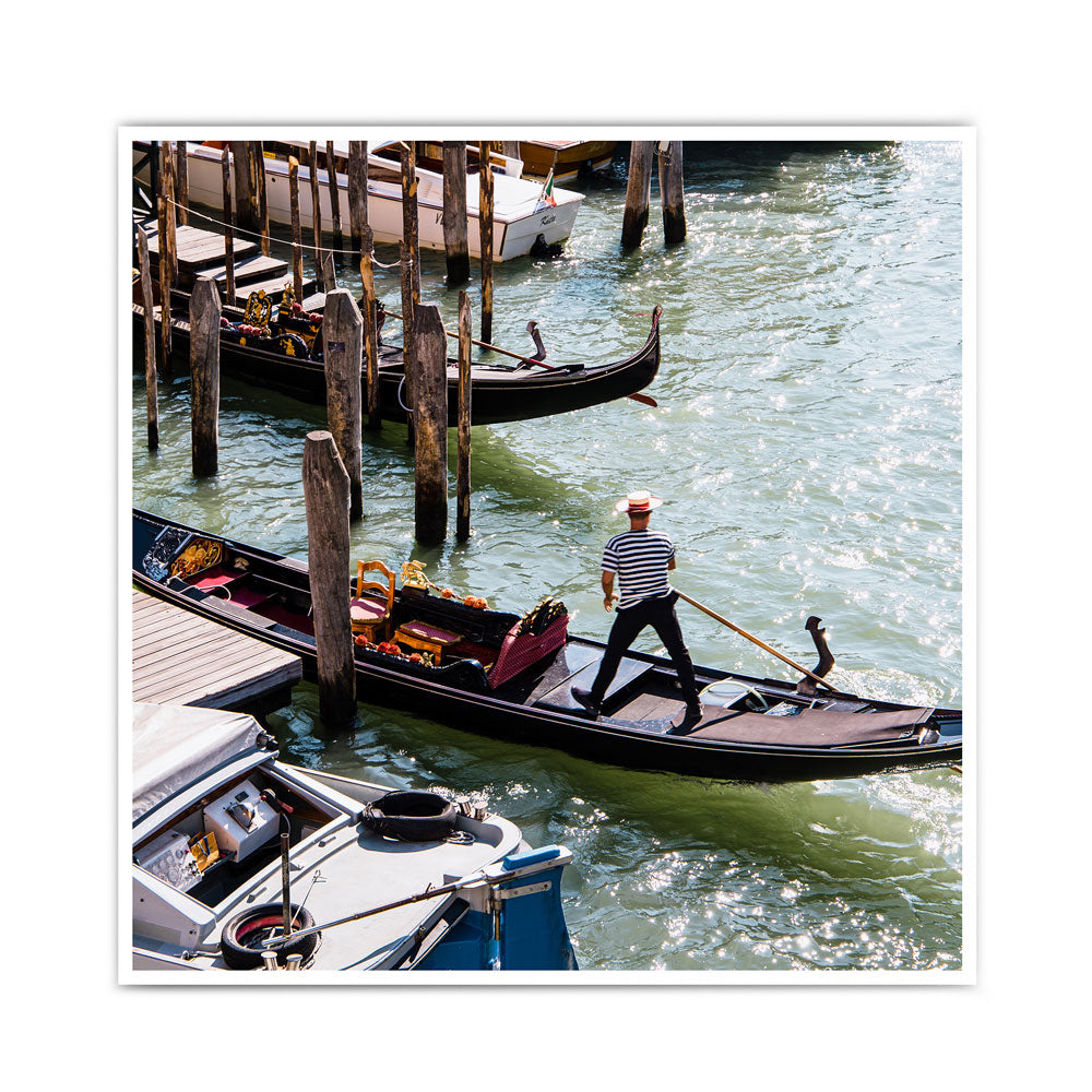 Gondelfahrt in Venedig Poster