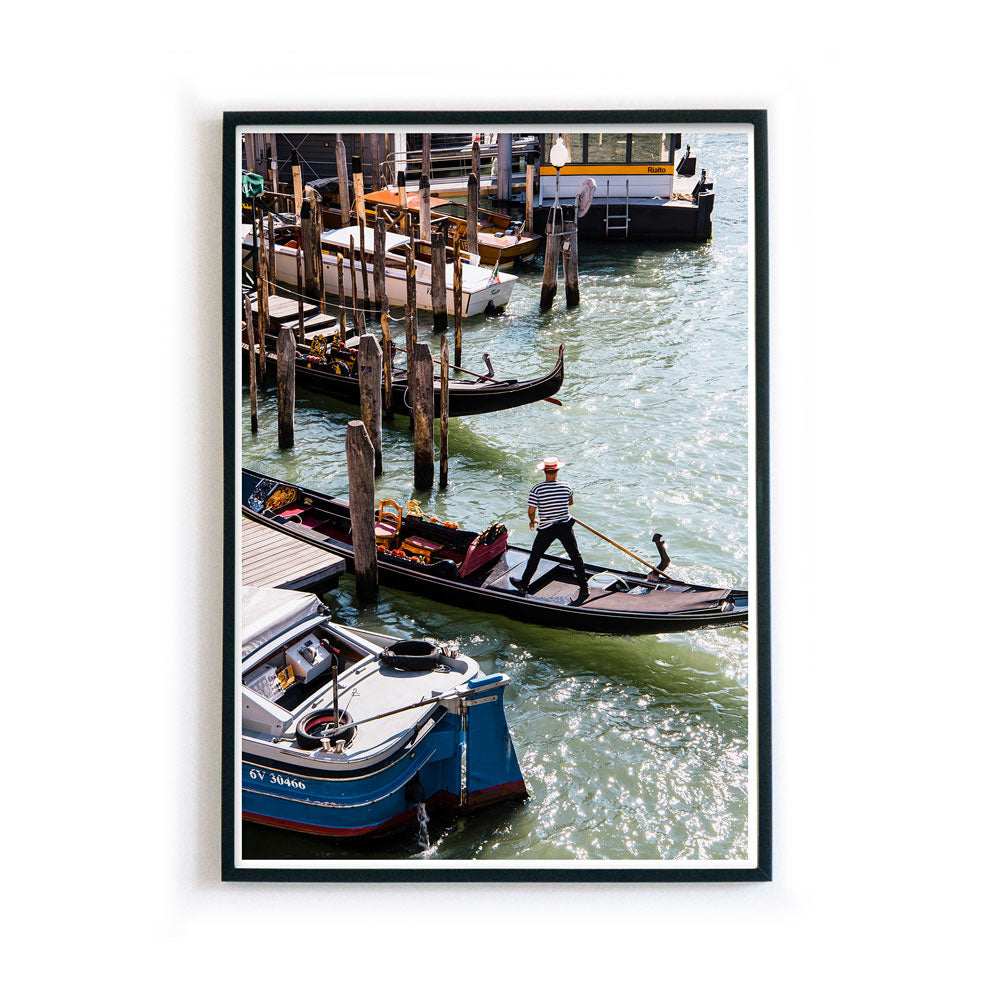 Gondelfahrt in Venedig Poster