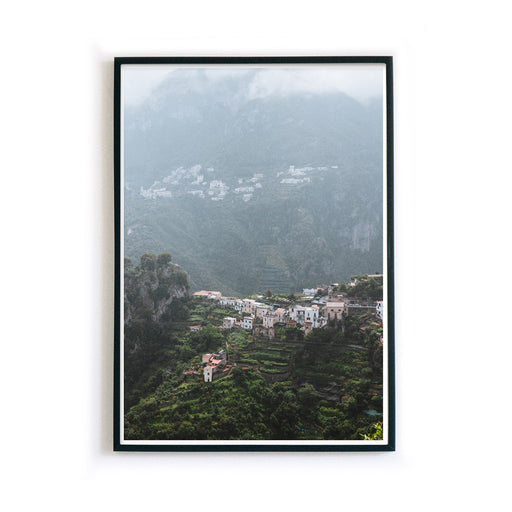 Berg Häuser - Italien Poster