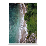 Küste von Oben - Natur Poster