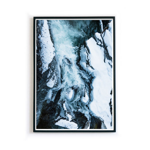 Schneefluss - Winter Natur Poster
