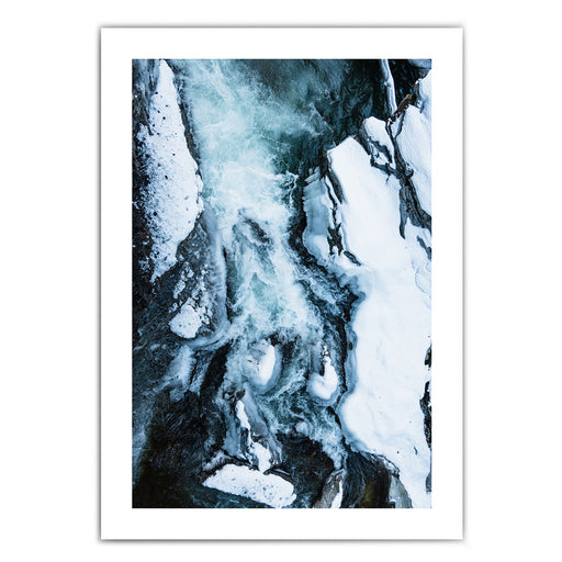 Schneefluss - Winter Natur Poster