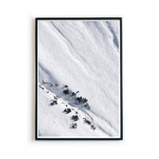 Kunst im Schnee - Natur Poster