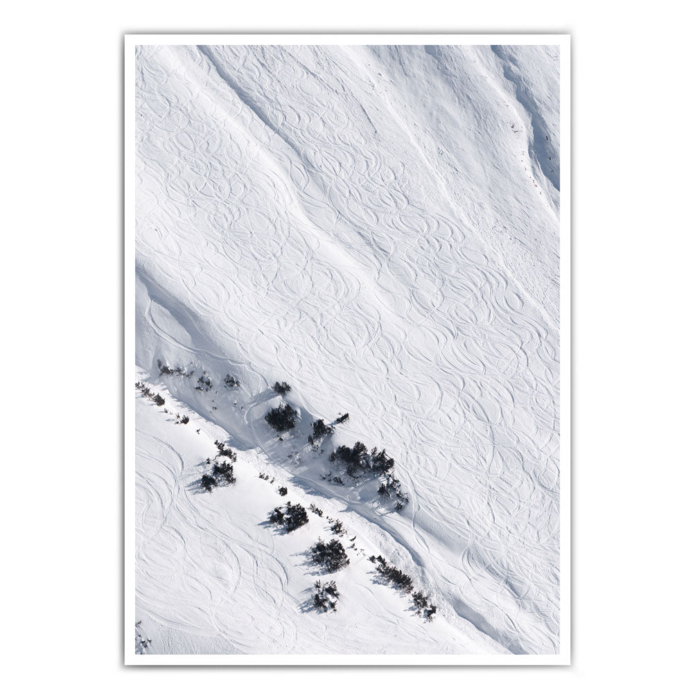 Kunst im Schnee - Natur Poster