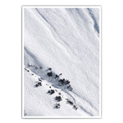 Kunst im Schnee - Natur Poster