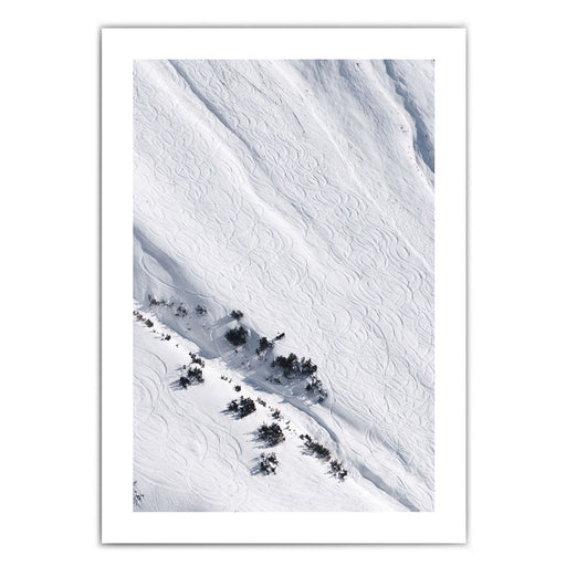 Kunst im Schnee - Natur Poster