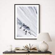 Kunst im Schnee - Natur Poster