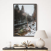 Winter in Bronze Farben - Natur Poster