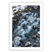 Fluss im Winter - Natur Poster