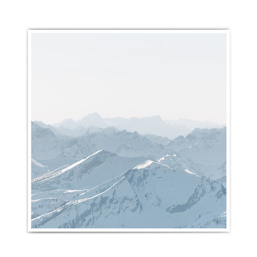 Sanfte Winter Berge - Natur Poster