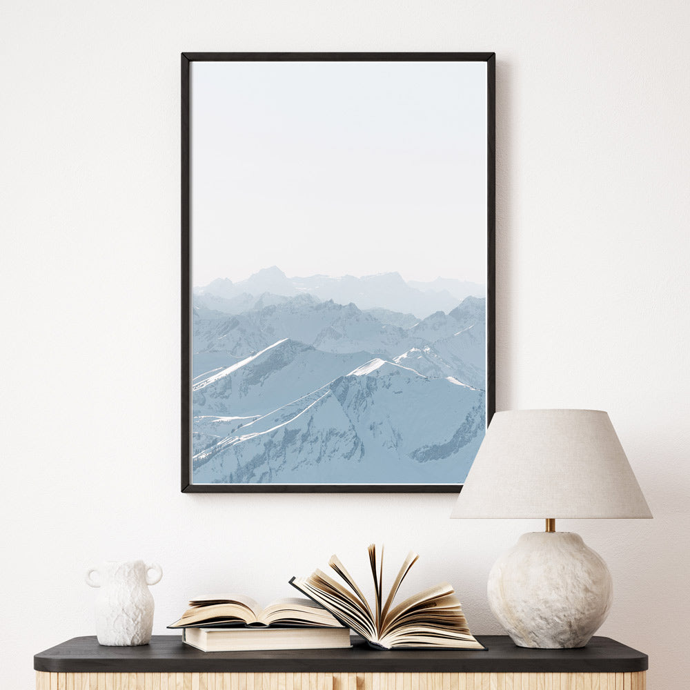 Helles Winter - im Poster Winter 4one Natur Berge Pictures – Beruhigende