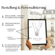 Hände zum Jahrestag Personalisiert