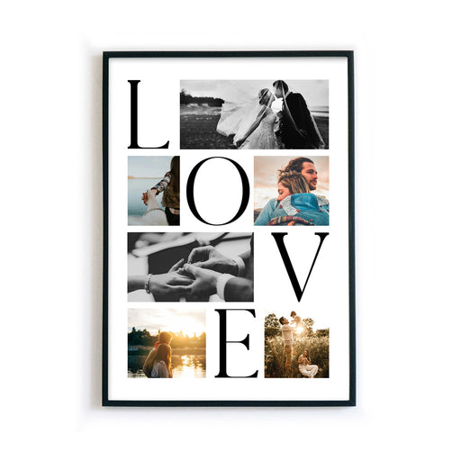 LOVE Foto Collage Personalisiert