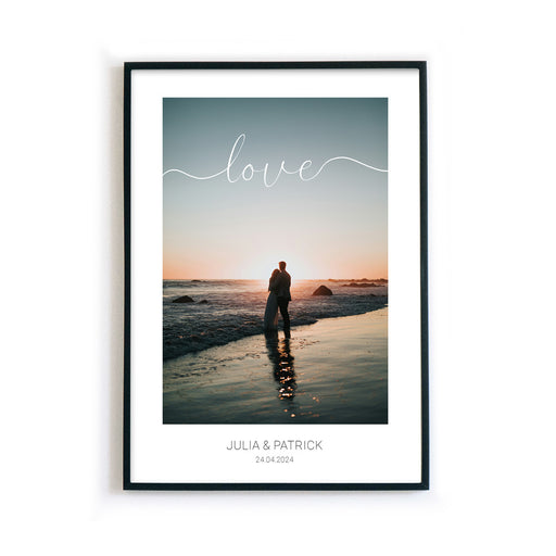 Love Bild mit Foto Personalisiert - Geschenk