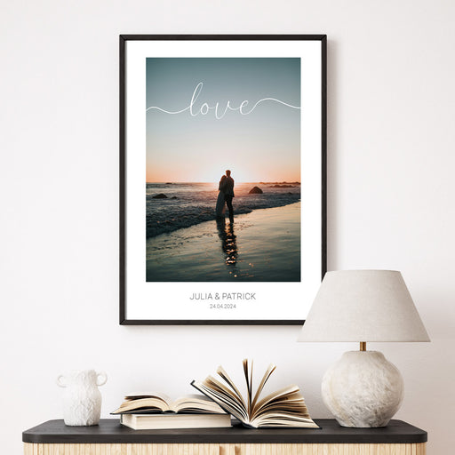 Love Bild mit Foto Personalisiert - Geschenk