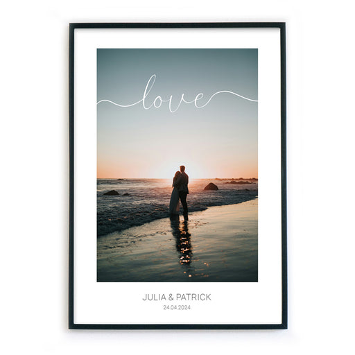 Love Bild mit Foto Personalisiert - Geschenk