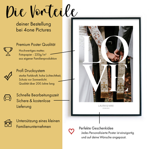 Personalisiertes Love Bild mit Foto