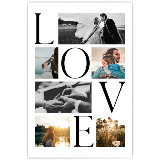 LOVE Foto Collage Personalisiert