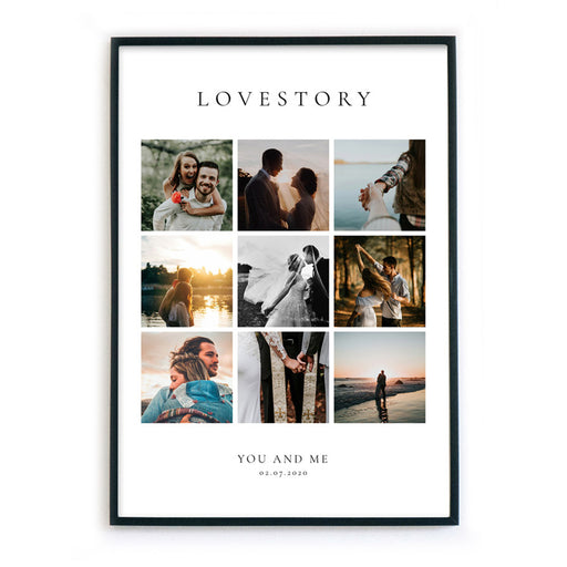 Lovestory Collage Bild Personalisiert