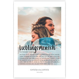 Definition Lieblingsmensch mit Foto Personalisiert