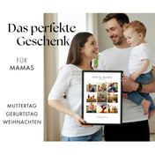 Beste Mama Collage mit Fotos & Namen personalisiert