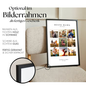 Beste Mama Collage mit Fotos & Namen personalisiert