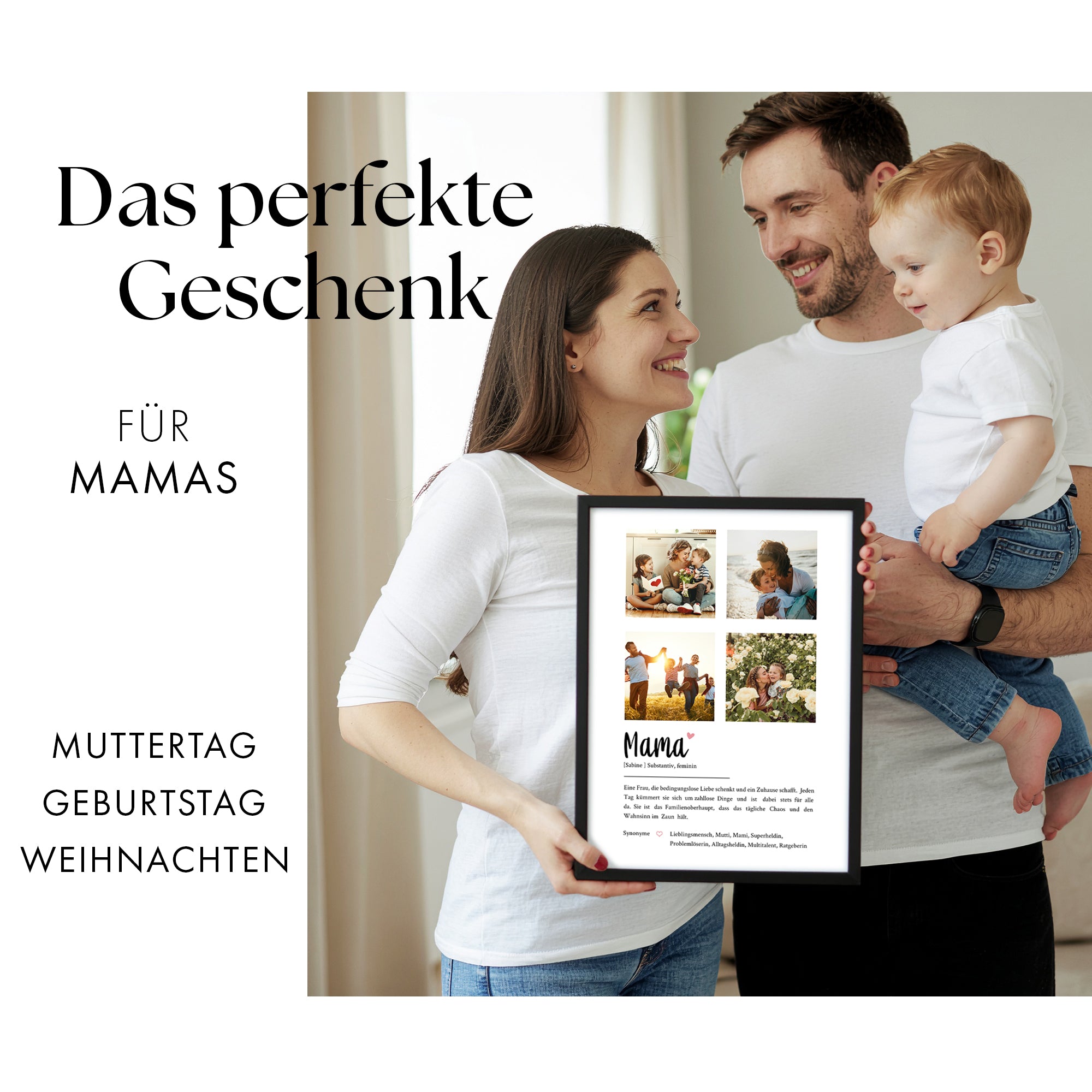 Definition Mama mit Fotos  - 4er Collage