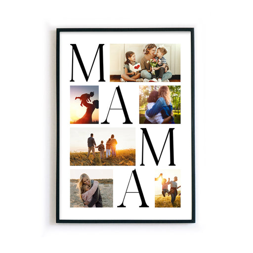 Mama Poster - 6er Collage mit eigenen Fotos