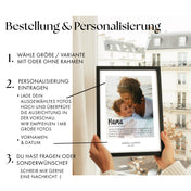Definition Mama Poster mit Foto