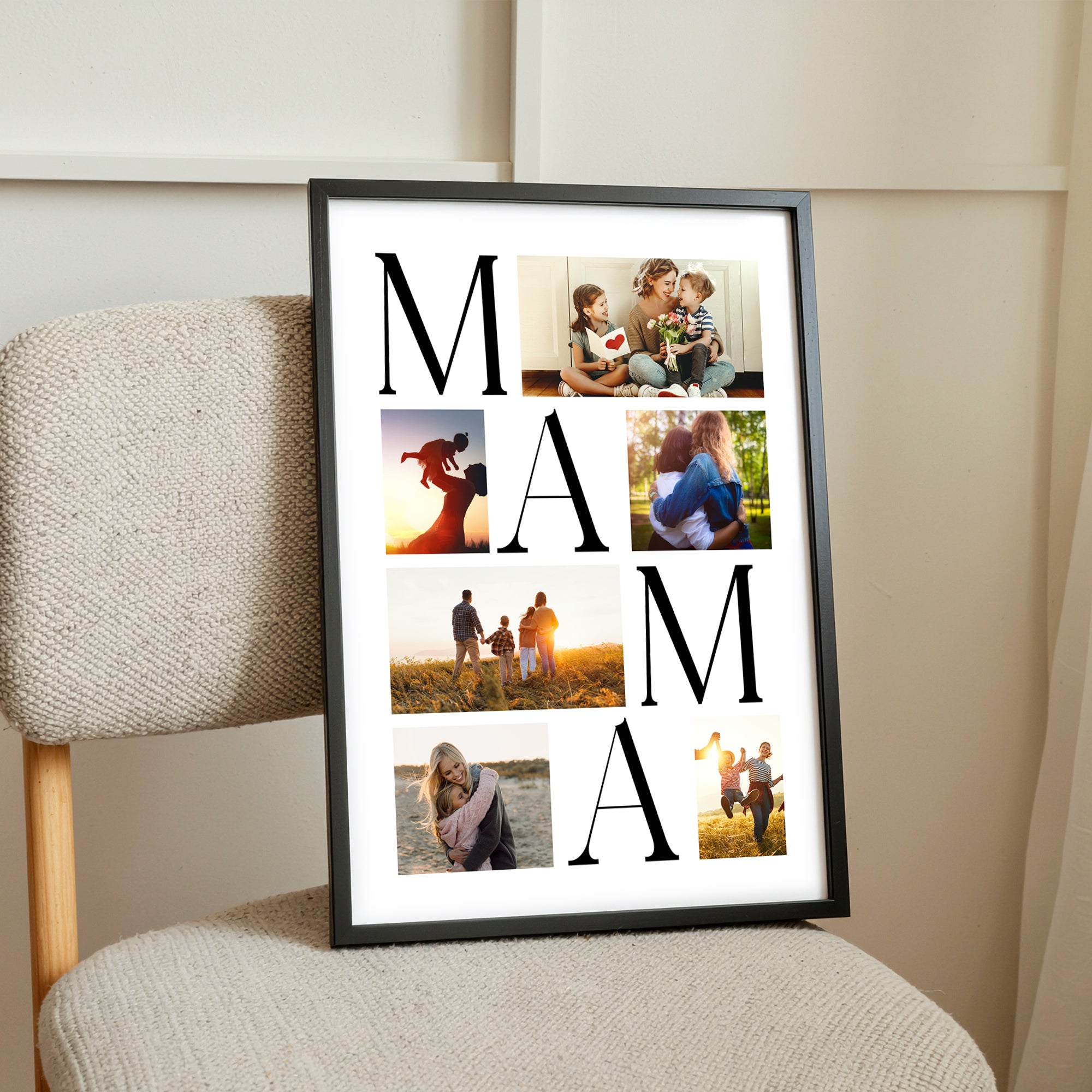 Mama Poster - 6er Collage mit eigenen Fotos